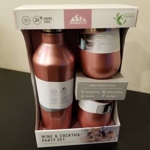 Pink Hydrapeak Wine and Cocktail Party Set